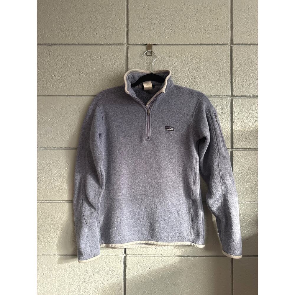Patagonia Periwinkle Better Sweater 1/4 Zip Sweater size S